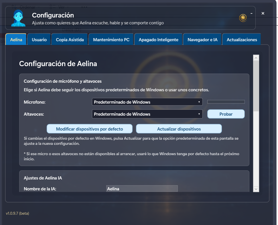 Configuración